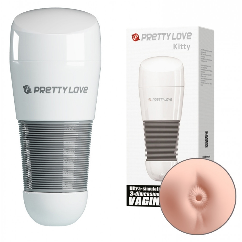 Мастурбаторы вагины - Мастурбатор анус Pretty Love - Kitty, BM-00900T49NN-1