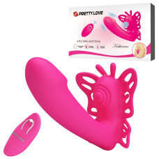 Мультифункциональный вибростимулятор на пульте управления Pretty Love Katherine Magenta, BI-014849W-1