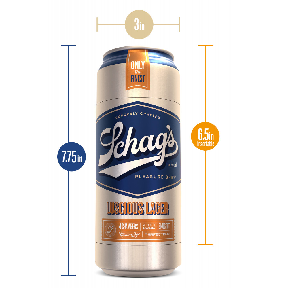 Секс игрушки - Самосмазывающийся мастурбатор SCHAG’S LUSCIOUS LAGER FROSTED 2