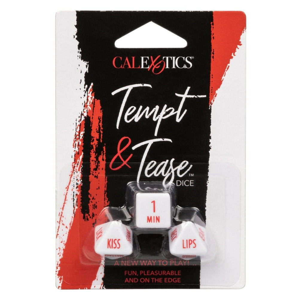 Эротические игры - Секс игра кубики Cal Exotics Tempt & Tease Dice Tempt & Tease Dice 7