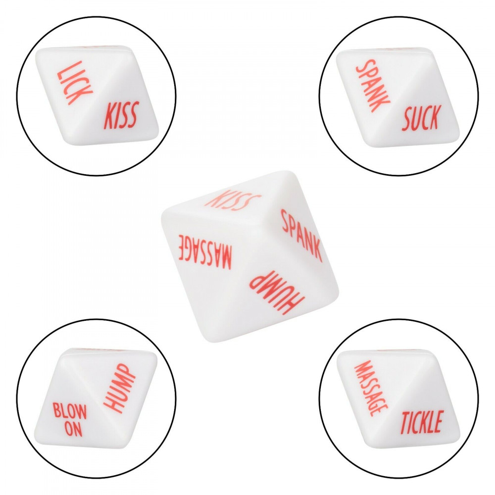 Эротические игры - Секс игра кубики Cal Exotics Tempt & Tease Dice Tempt & Tease Dice 5