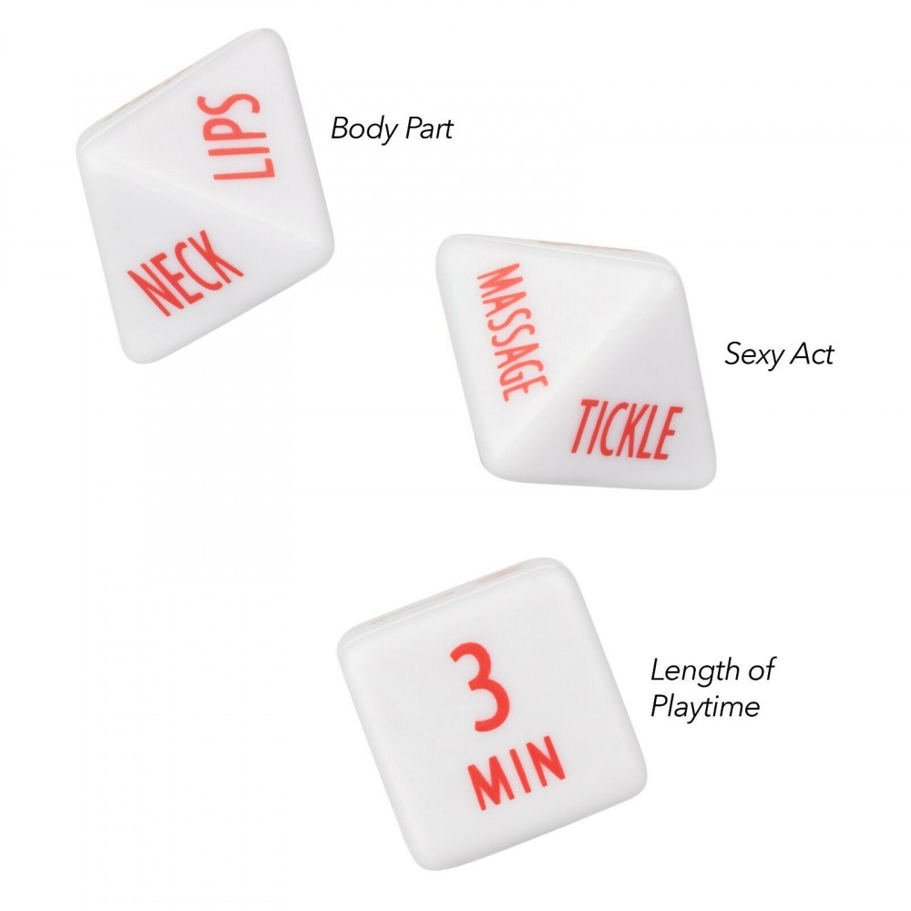 Эротические игры - Секс игра кубики Cal Exotics Tempt & Tease Dice Tempt & Tease Dice 6