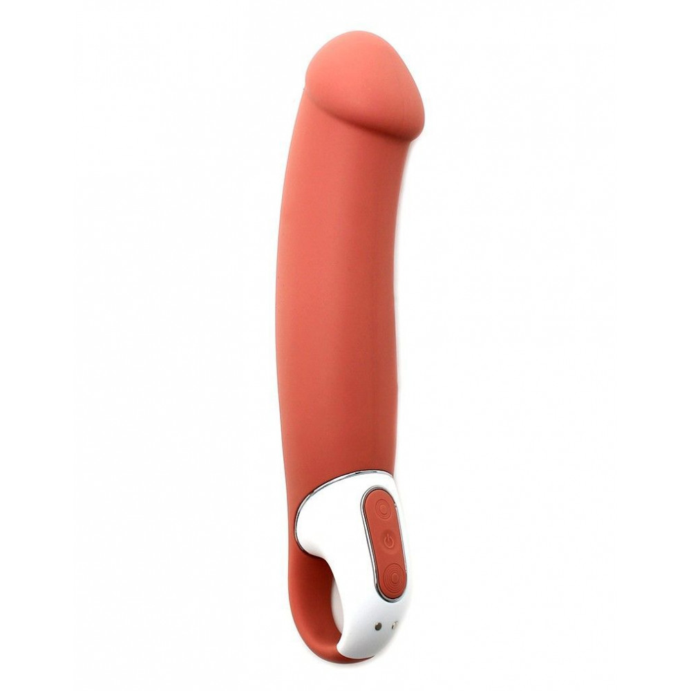 Вибратор - Мощный вибратор Satisfyer Vibes Master, гибкий литой силикон, 12 режимов работы, диаметр 46 мм