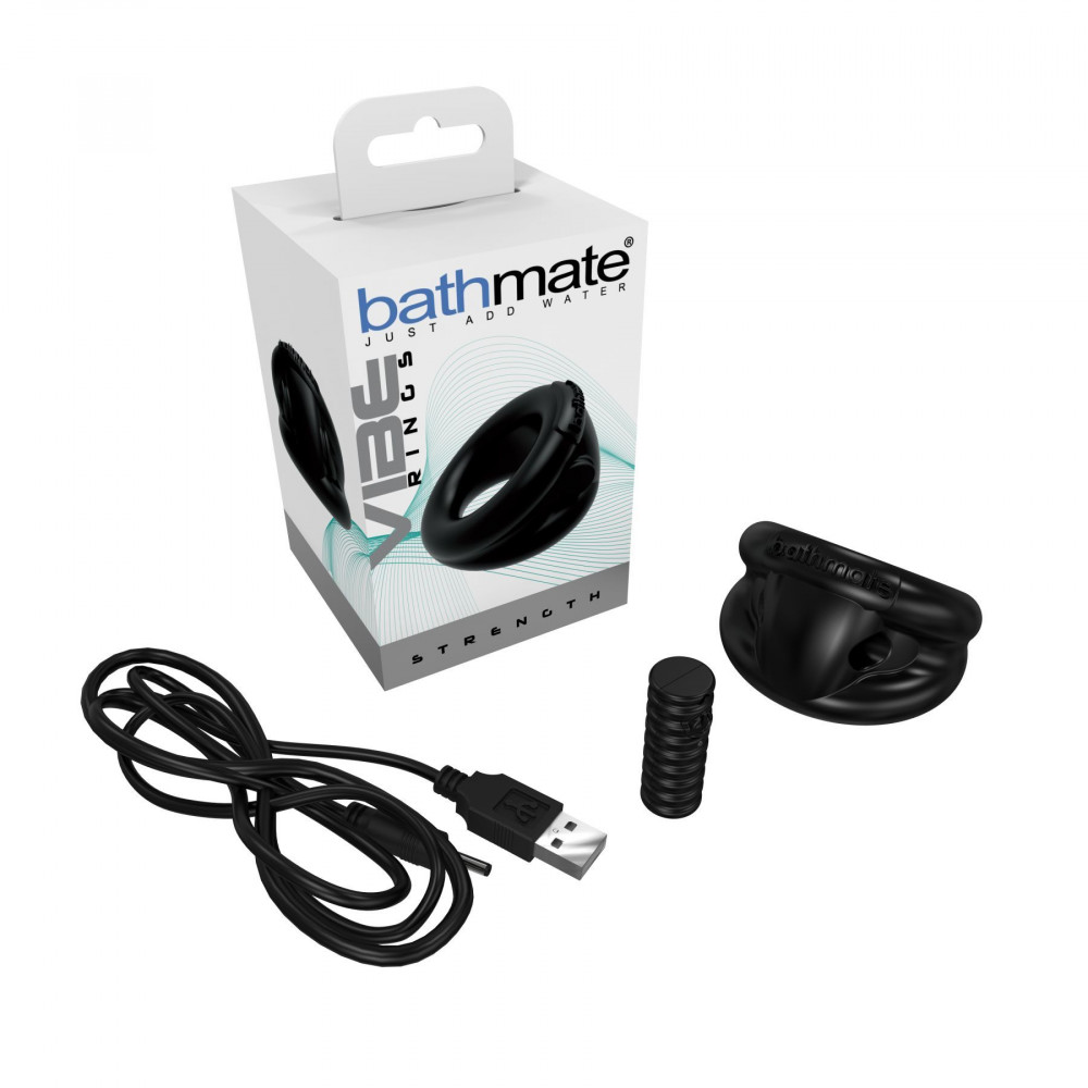 Эрекционные кольца с вибрацией - Эрекционное виброкольцо Bathmate Vibe Ring Strength расширенное