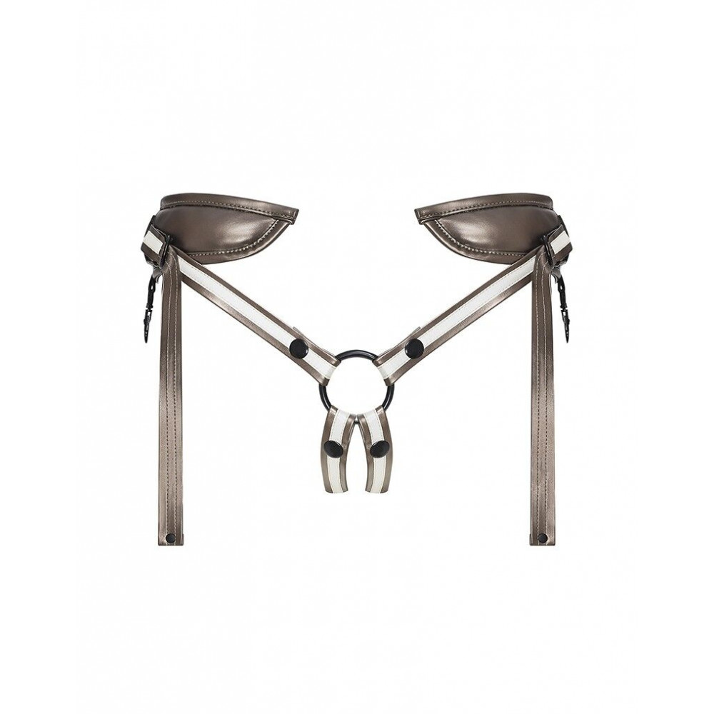 Трусики для страпонов - Трусы для страпона Strap-On-Me Leatherette HARNESS DESIROUS 11