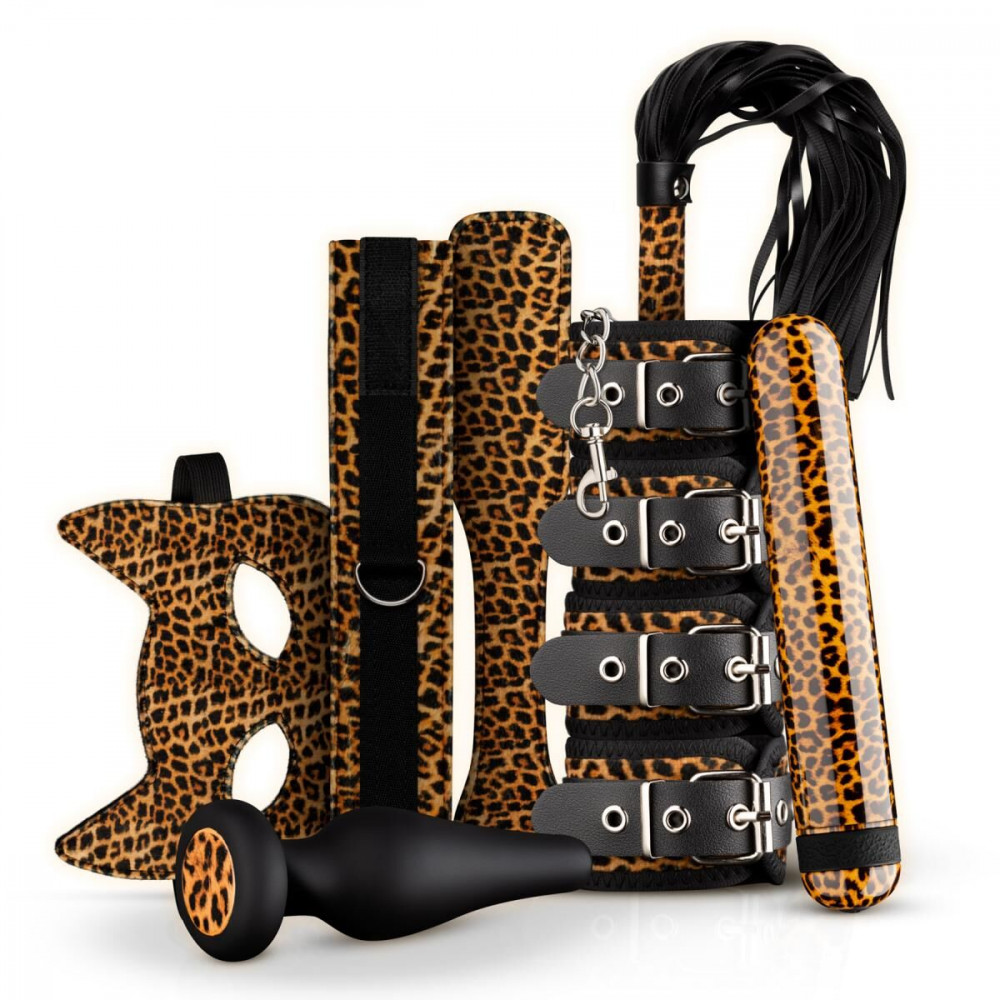 Наборы для БДСМ - Набор BDSM-аксессуаров Panthra Gato 8-piece set 12