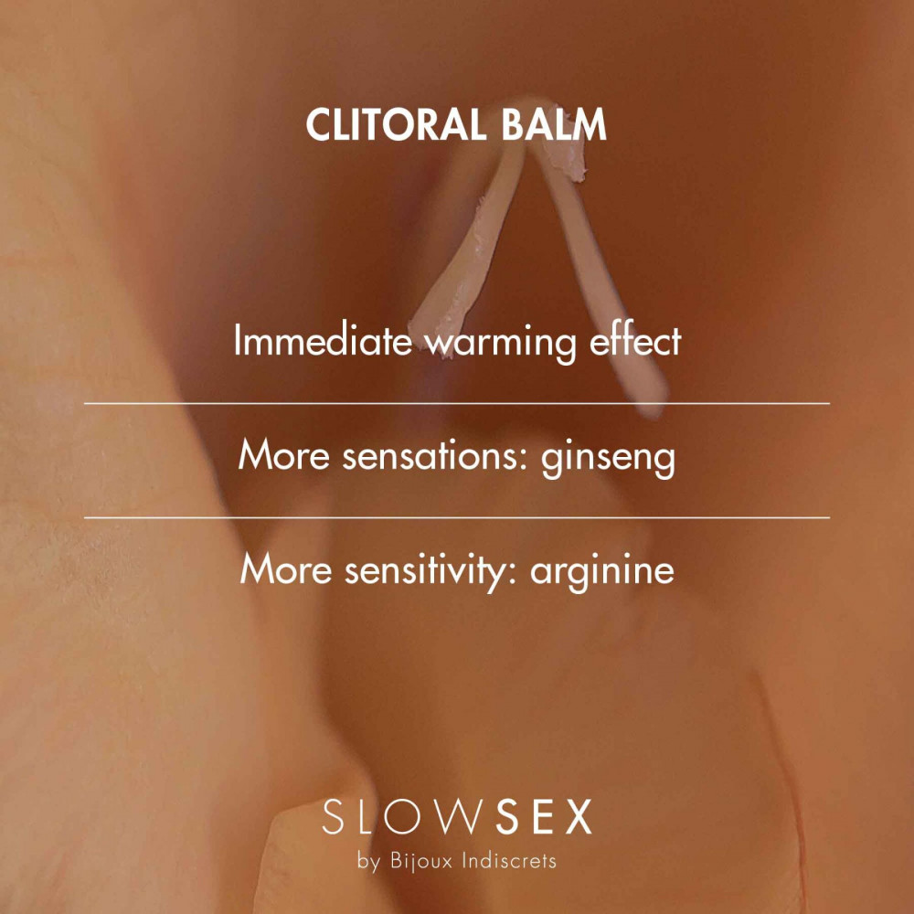 Женские возбудители - Разогревающий бальзам для клитора Bijoux Indiscrets Slow Sex Clitoral balm 2