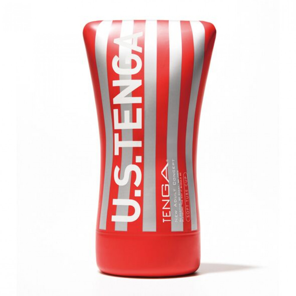 Другие мастурбаторы - Мастурбатор Tenga US Soft Tube Cup (мягкая подушечка большая) сдавливаемый, супермощное всасывание