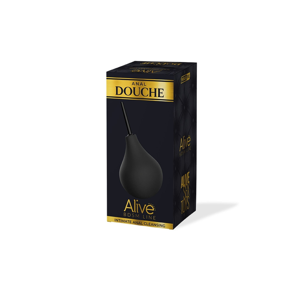 Секс игрушки - Спринцевальный анальный душ Alive Intimate Anal Cleansing черный, 160 мл 2