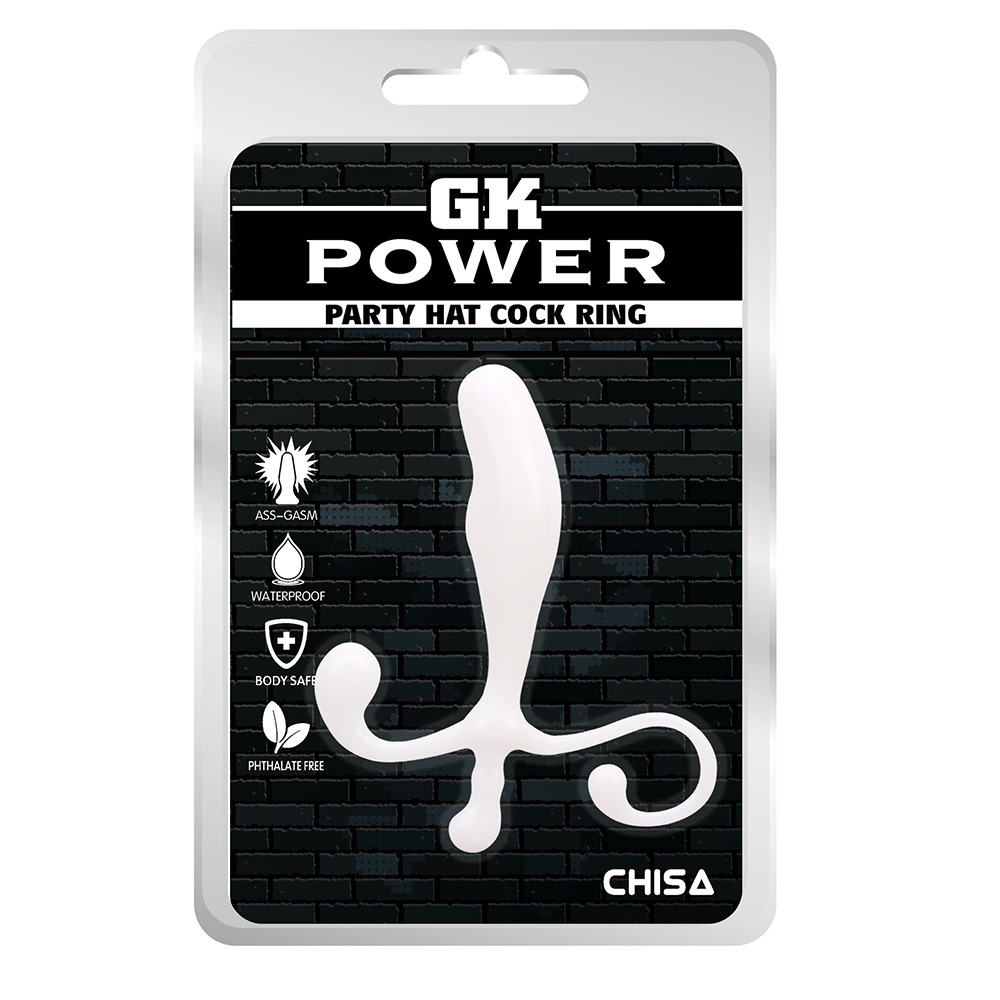 Секс игрушки - Стимулятор простаты Chisa GK Power Party с анатомическим рельефом, белый 5