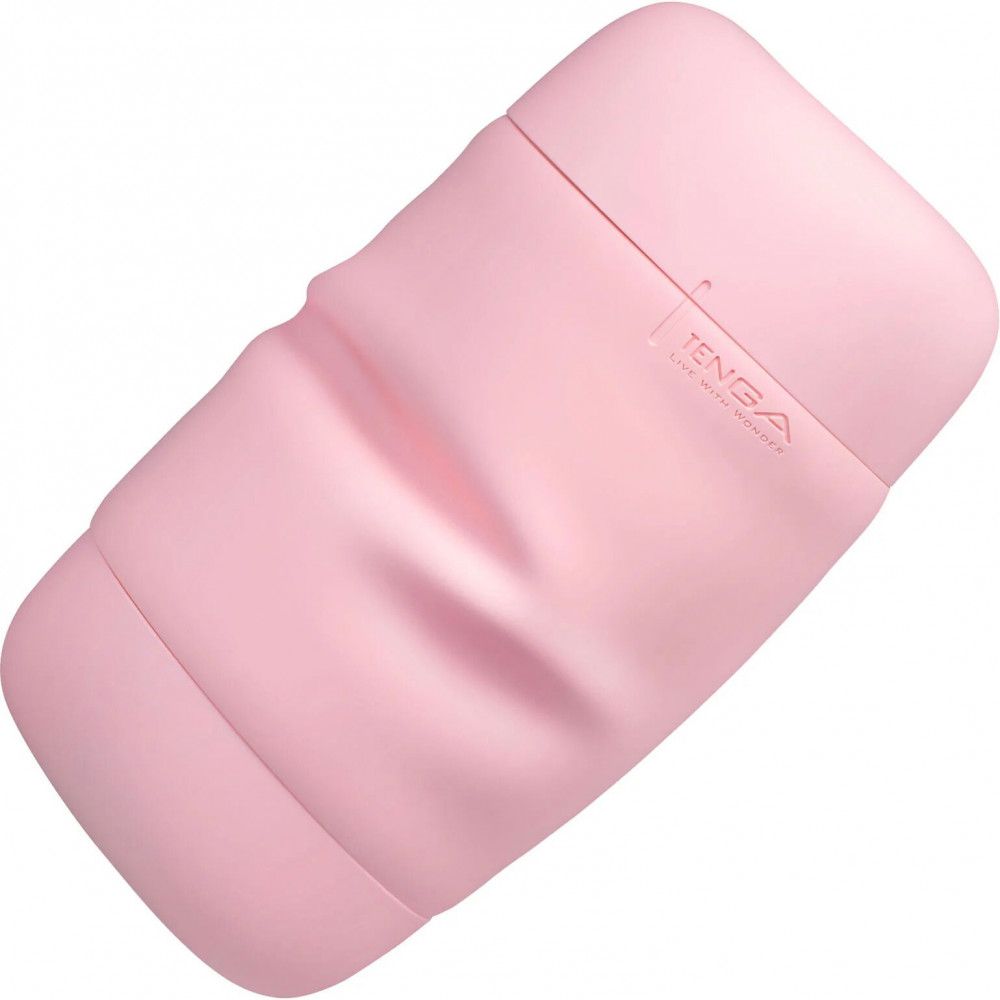 Другие мастурбаторы - Мастурбатор TENGA PUFFY Strawberry Pink , ультрамягкий материал, многоразовый, сквозной 4