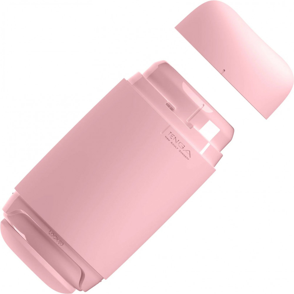 Другие мастурбаторы - Мастурбатор TENGA PUFFY Strawberry Pink , ультрамягкий материал, многоразовый, сквозной 2