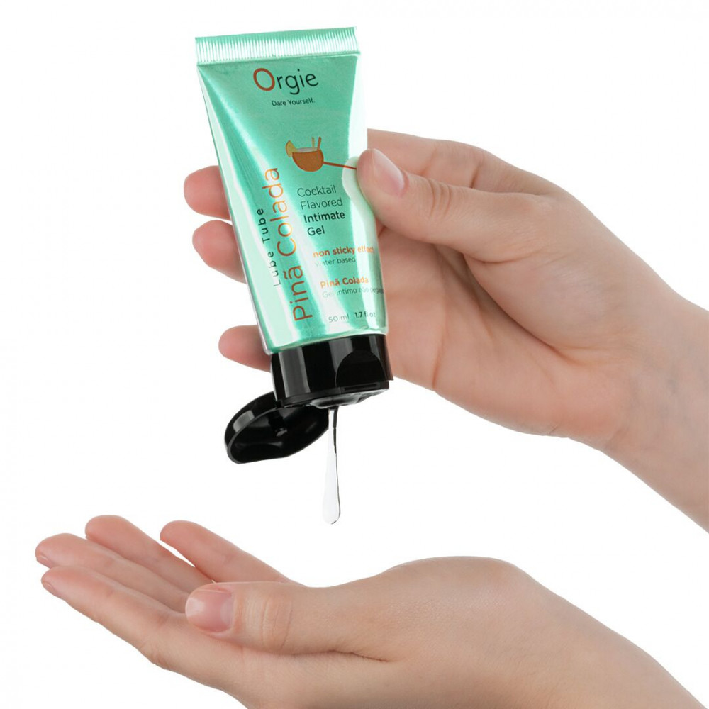 Оральные смазки - Лубрикант на водной основе Orgie - Lube Tube Pina Colada (50 мл) 1