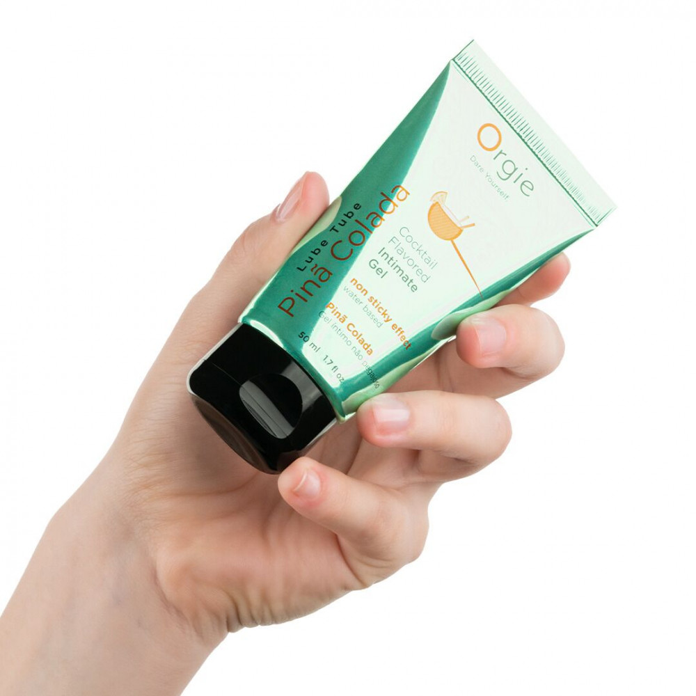 Оральные смазки - Лубрикант на водной основе Orgie - Lube Tube Pina Colada (50 мл) 3