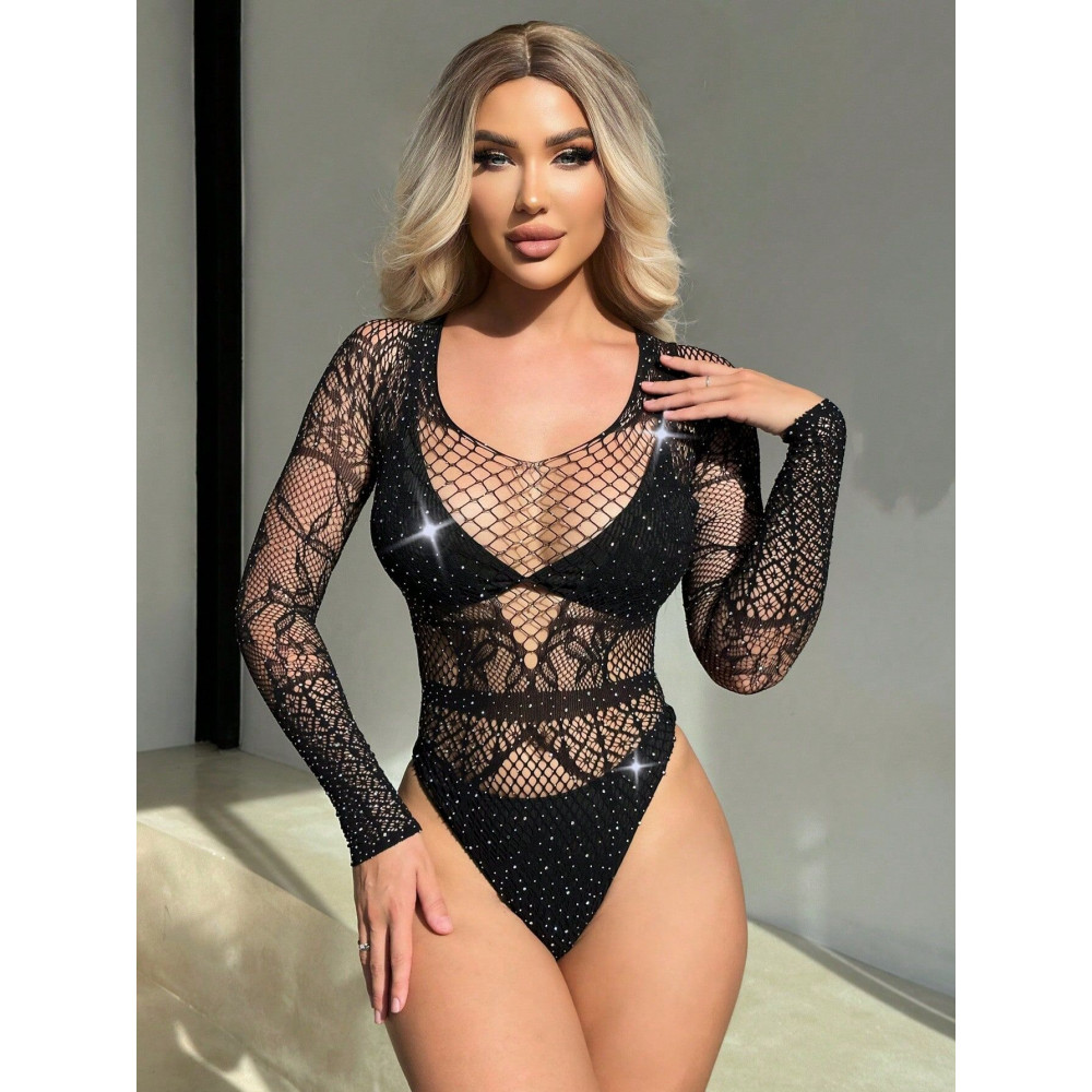 Эротическое боди - Боди JSY WW7041 Black One Size 2