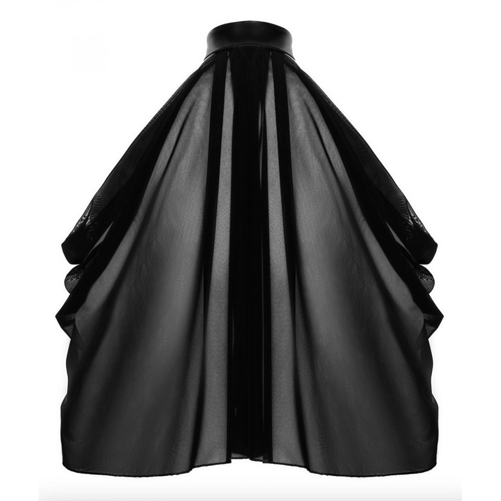 Эротические пеньюары и сорочки - Болеро Noir Handmade F349 Tulle bolero - 5XL 5