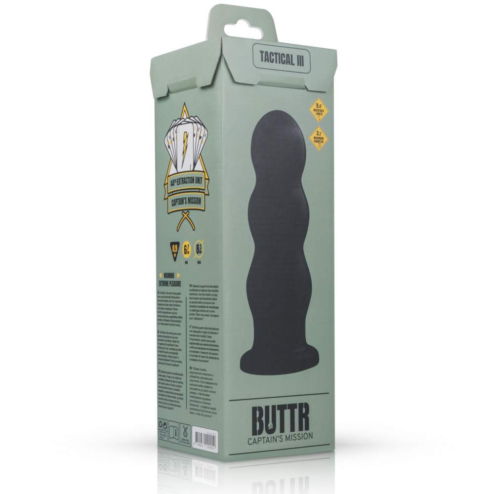 Анальная пробка - Анальная пробка BUTTR - Tactical III Butt Plug 5