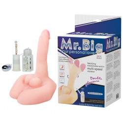 Универсальный мастурбатор вибратор с функцией ротации и вагина Mr. BIG Rotation & Vibration, BW-008016