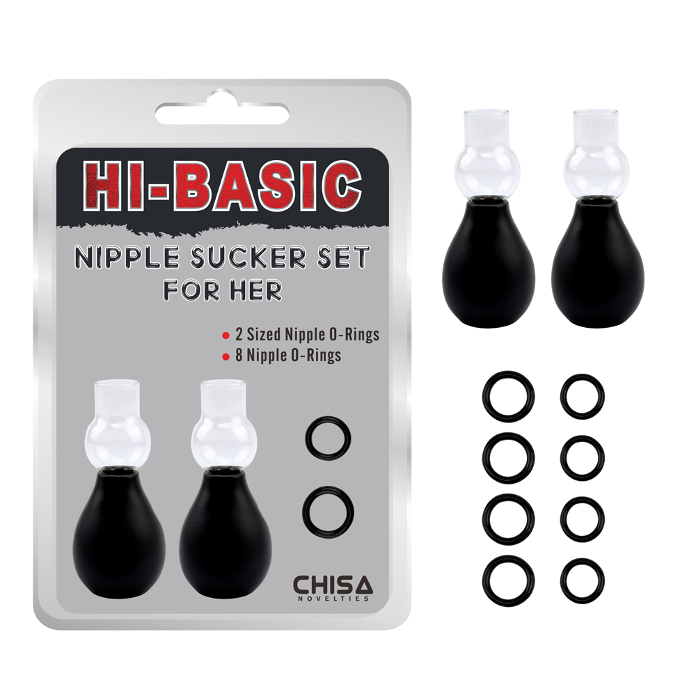 Женские вакуумные помпы - Ваккумные стимуляторы для сосков Chisa Hi Basic Nipple Sucker Set For Her