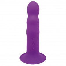 Вибратор рельефный Adrien Lastic Hitsens 3 на присоске, фиолетовый