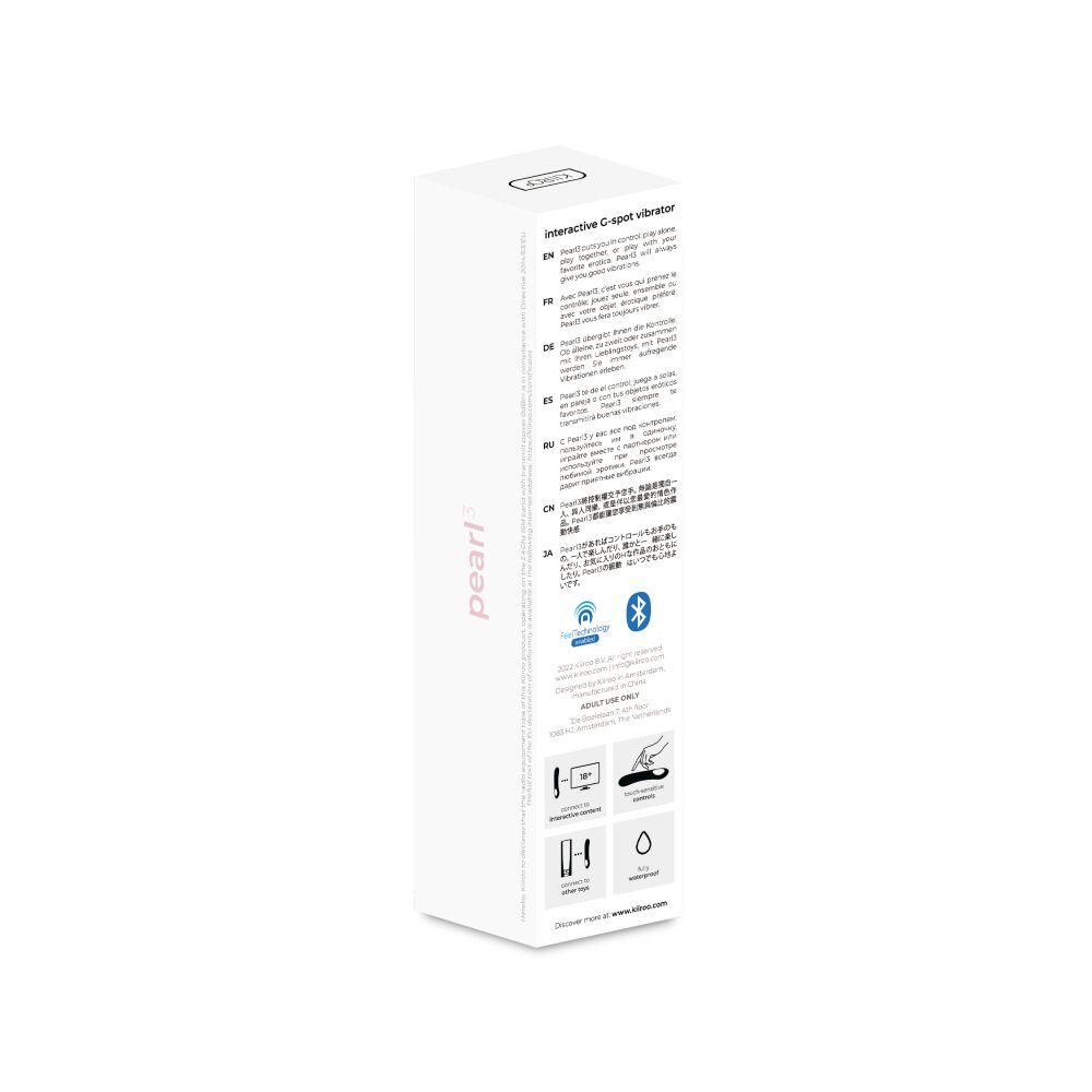 Вибратор - Вибратор интерактивный, для вебкам (webcam) и игры в паре Kiiro Pearl 3, розовый 1