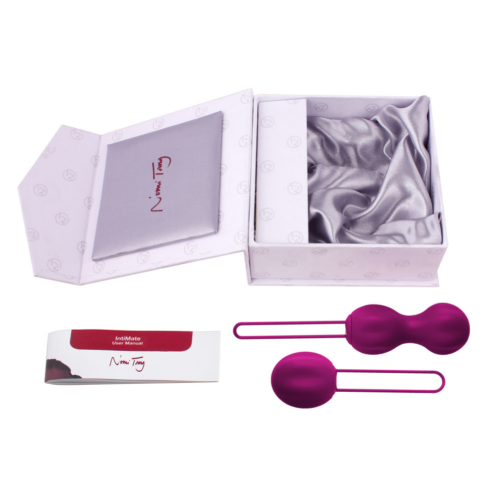 Вагинальные шарики - Вагинальные шарики IntiMate Цвет: сливовый  Nomi Tang (Германия) 3